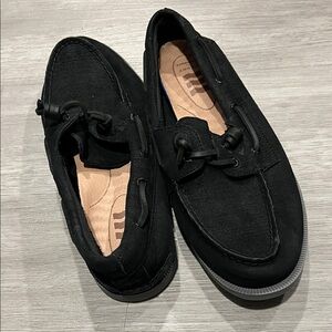 Sperry Black Women’s Deck Boat Shoes